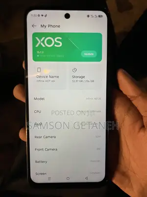 Infinix Hot 60i 256 GB Black