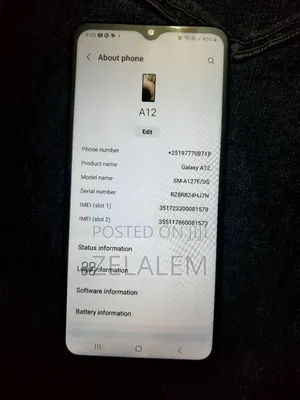 Samsung Galaxy A12 64 GB Black
