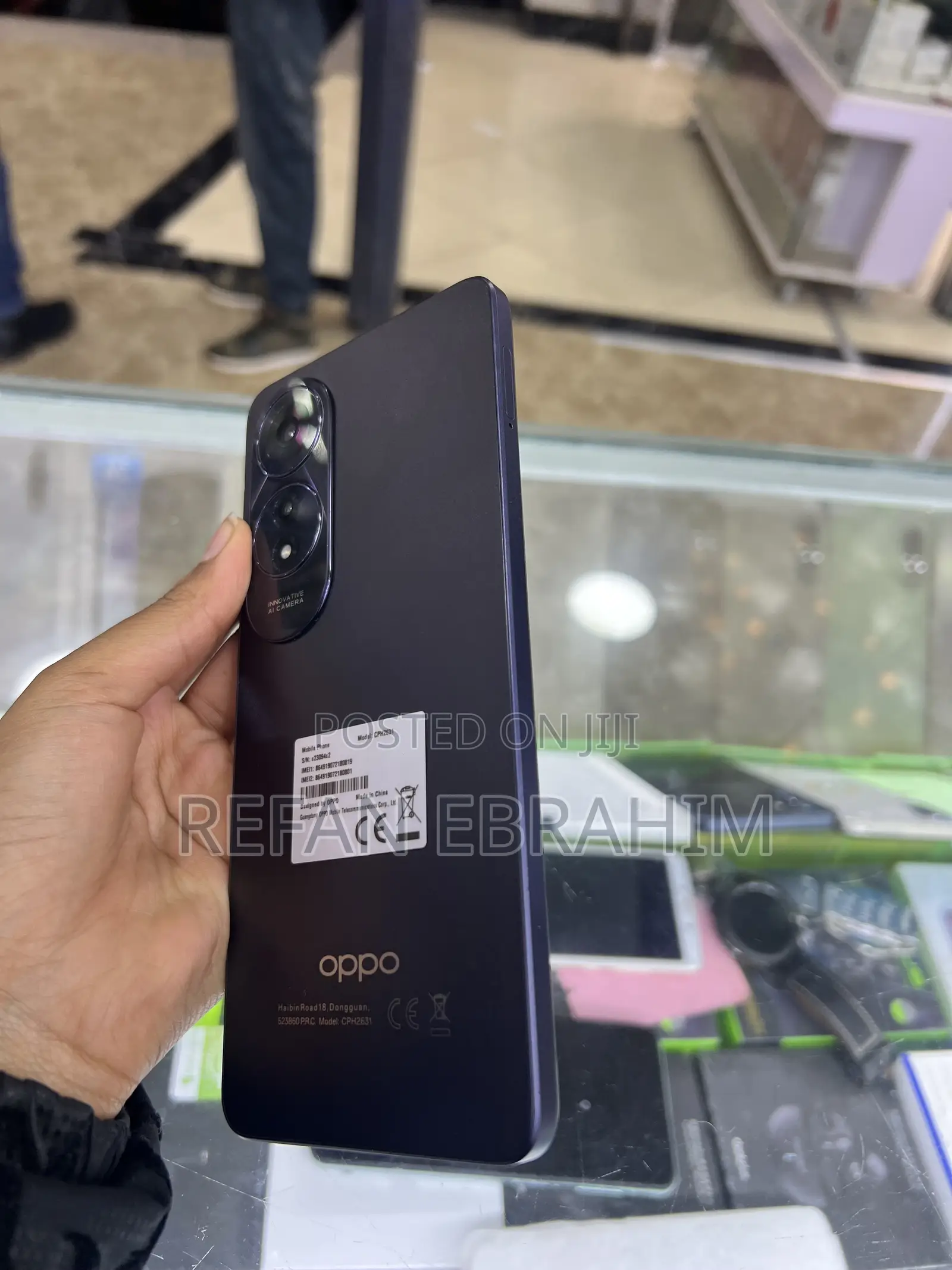 New Oppo A60 256 GB Black