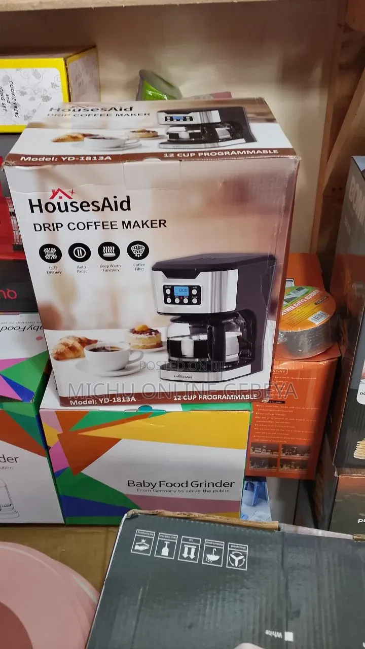 Housesaid 12-cup Programmable Drip Coffee Maker/ Free Delivery