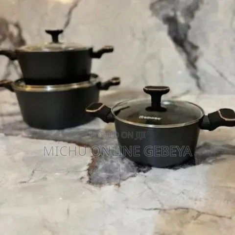 Momcoc ባለ 3 ደረጃ ድስቶች/Free Delivery