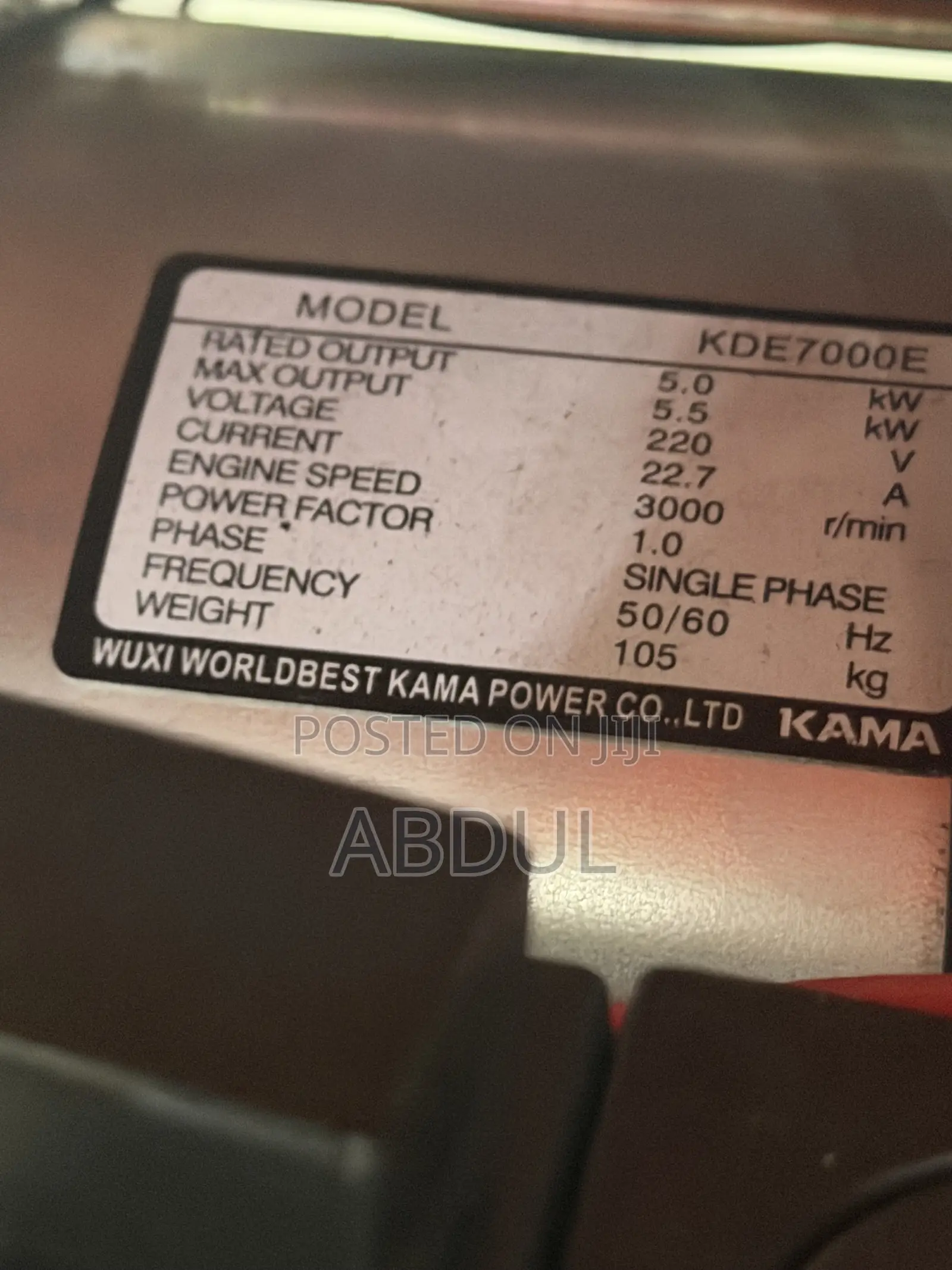Kama Generator