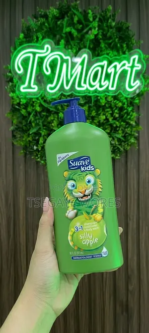 Suave Kids 3 In 1 Silly Apple 532ml Shampoo, Conditioner, Body Wash