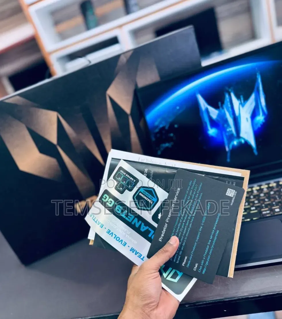 New Laptop Acer Predator Helios Neo 16 16GB Intel Core i9 SSD 1T