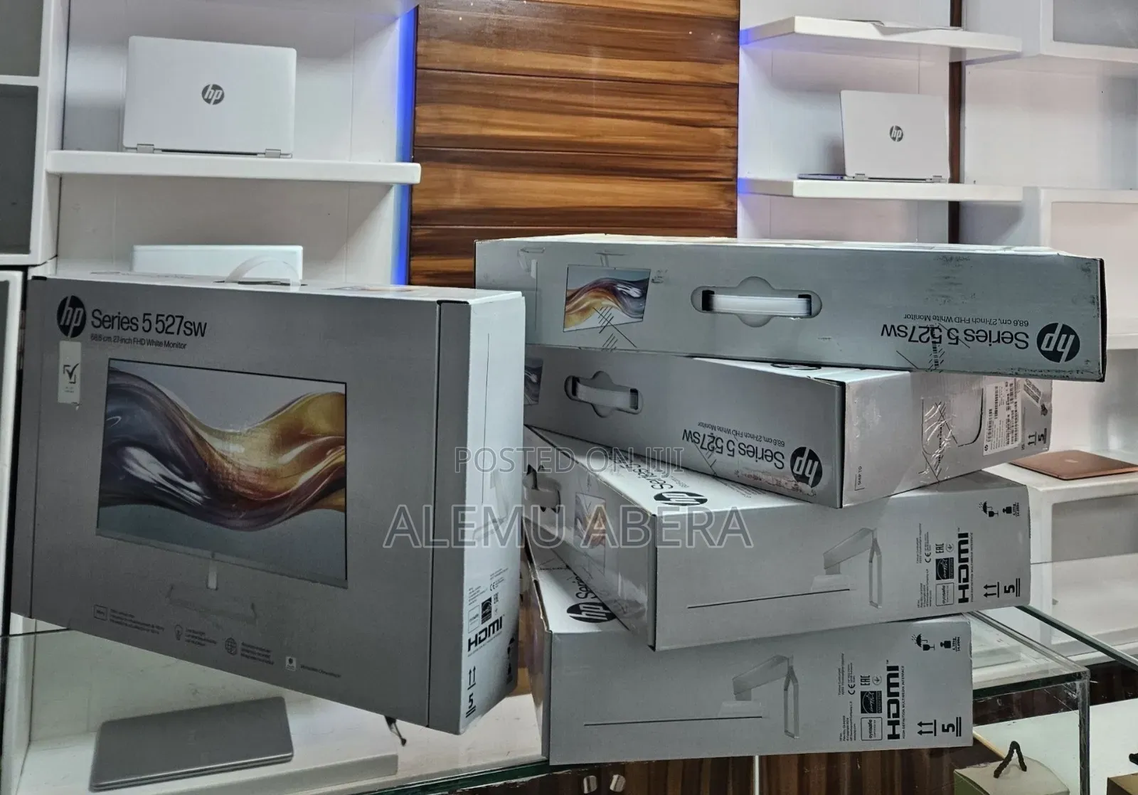 Brand New White Monitor Quantity Available Hp 23.8 Inches Monito