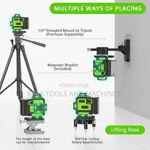 Vido 16 Lines Self-Leveling Line Laser Water Level With Stand 120cm