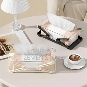 Creative Spring-Loaded Lifting Tissue Box - Automatic Table Holder