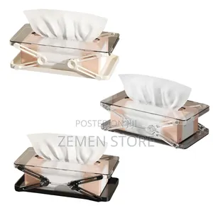 Creative Spring-Loaded Lifting Tissue Box - Automatic Table Holder