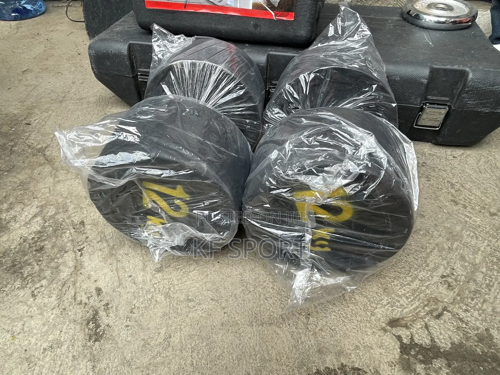 Heavy Concrete Weights for Strength Training