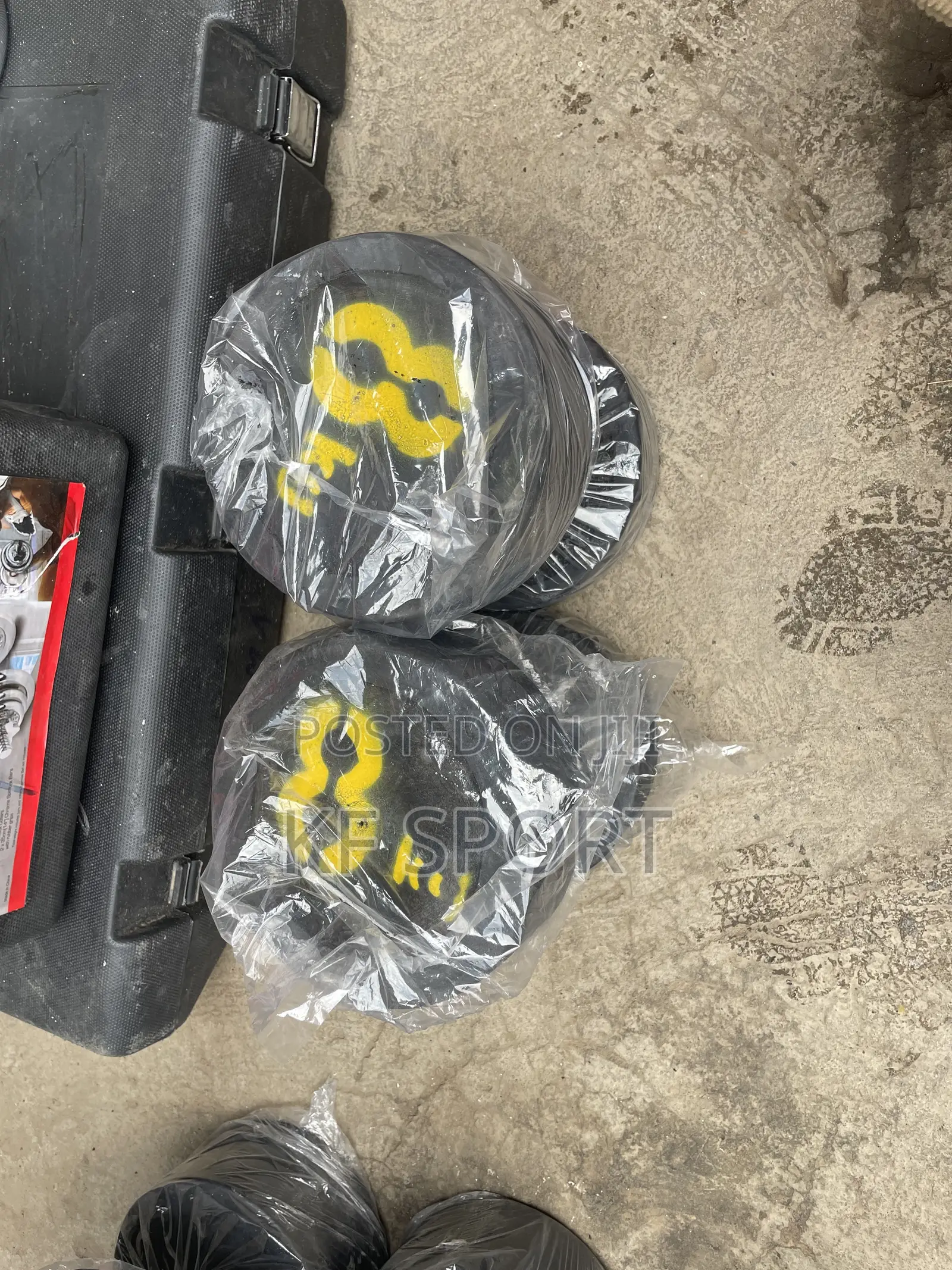 Heavy Concrete Weights for Strength Training