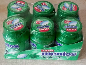 Mentos Sugar-Free Chewing Gum 6 × 56g Pack