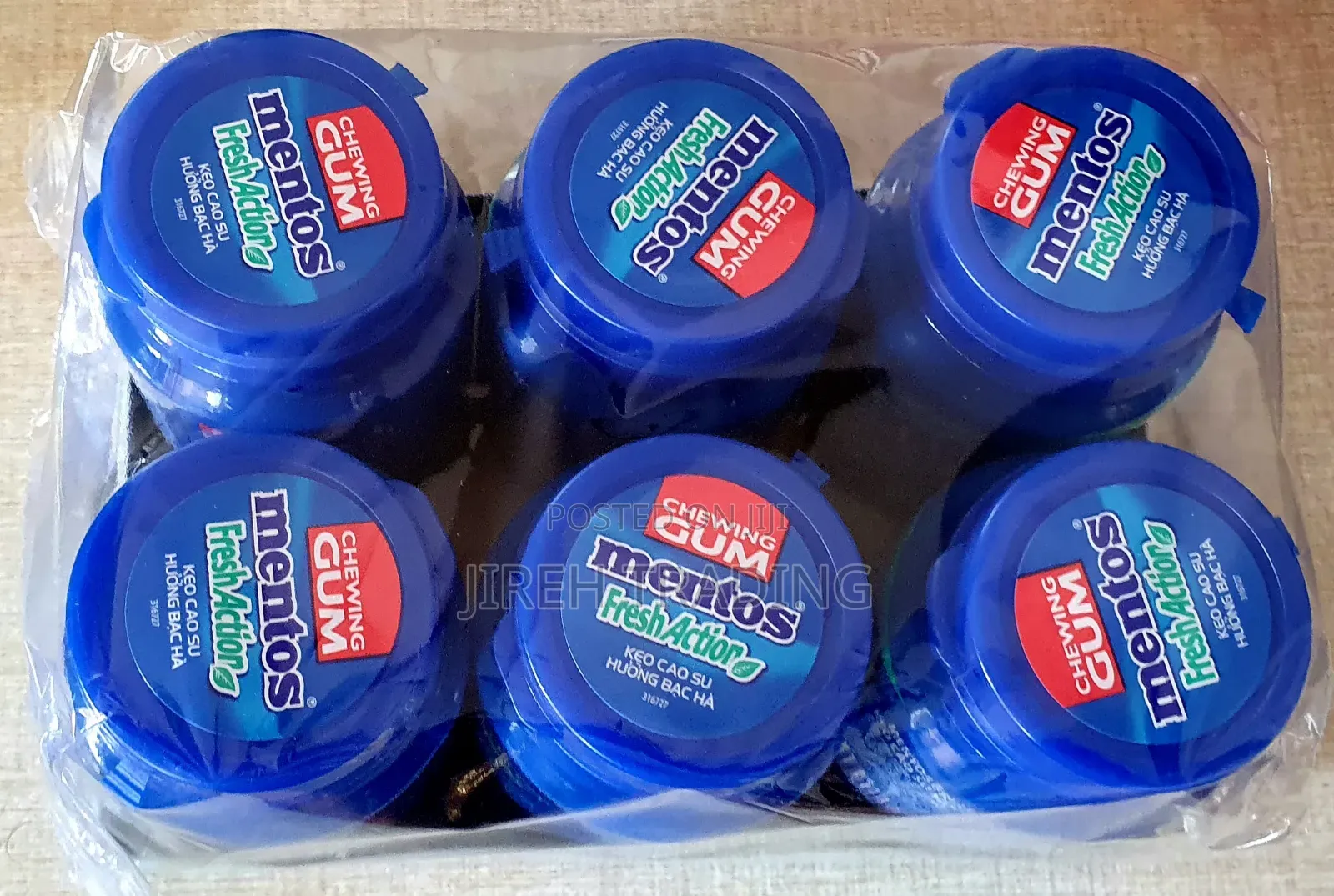 Mentos Sugar-Free Chewing Gum 6 × 56g Pack