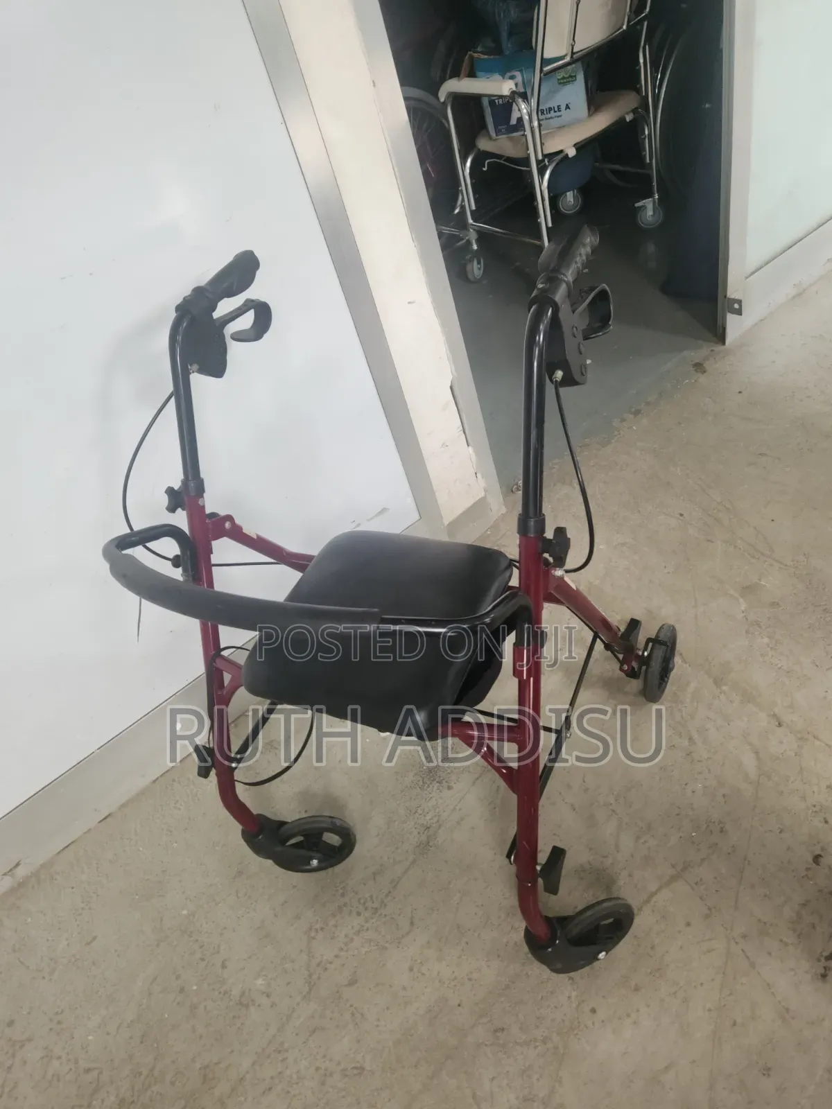 Probasics Aluminum Rollator Walker With Seat Rolling Walker
For Elader