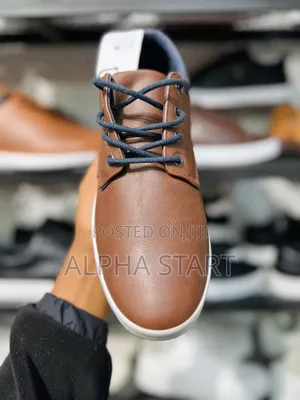 Zalando Pire One High Master Quality Flat Lather Shoes Made in Vietnam