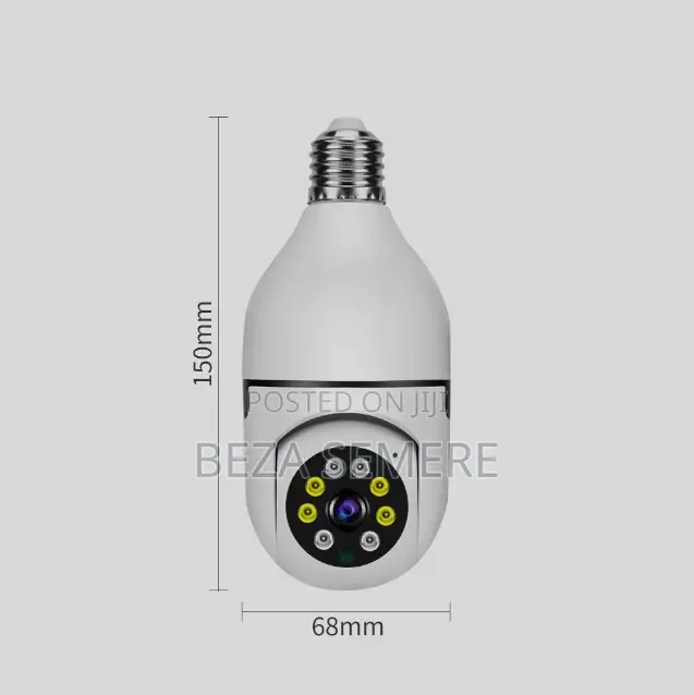 360° Rotating Wifi Bulb Security Camera - Wireless Panoramic CCTV