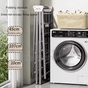 Heavy-Duty Stainless Steel Folding Clothes Drying Rack - Wing Style