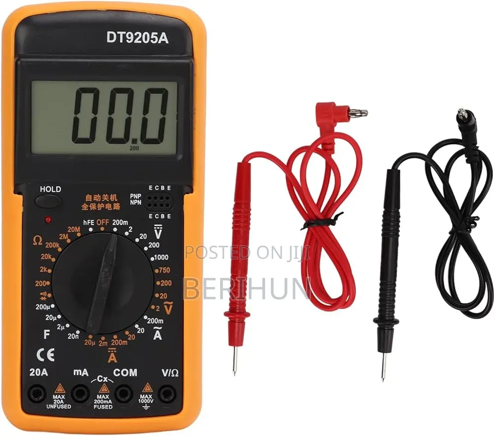Digital Multimeter Dt9205a