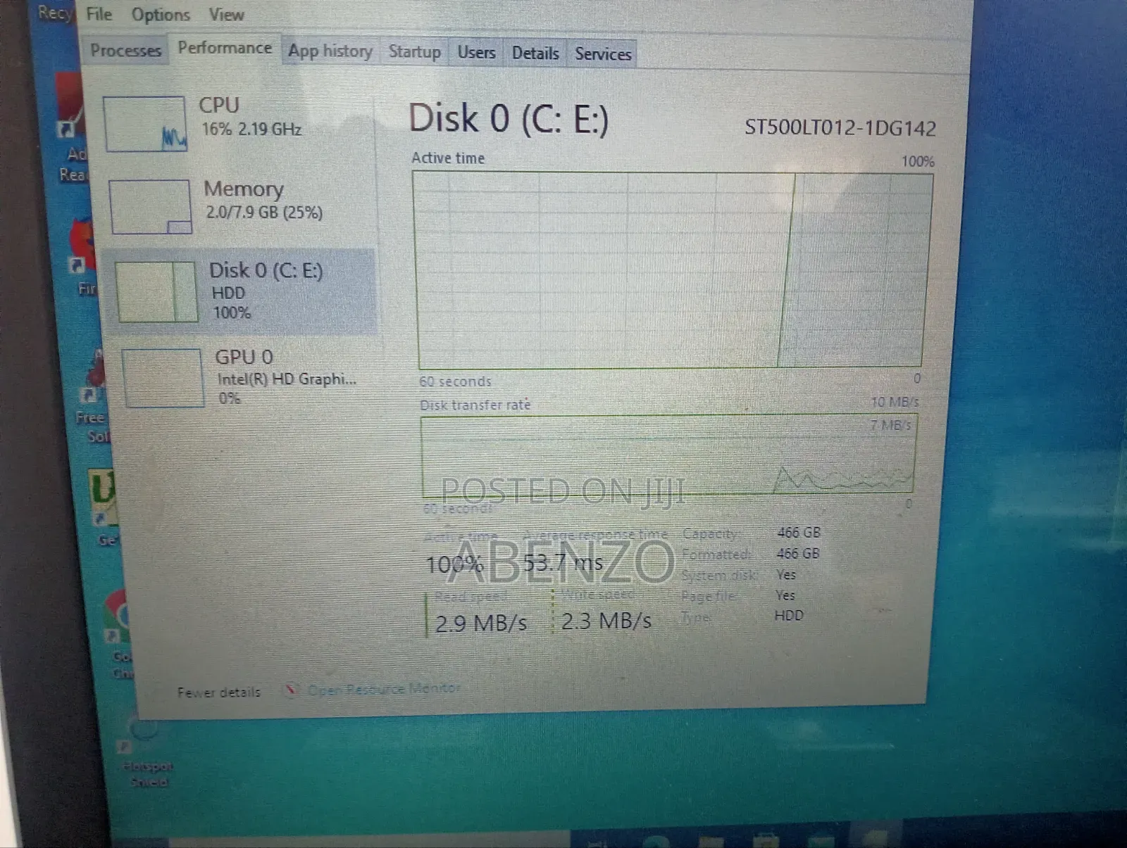 Laptop HP Pavilion 15t 8GB Intel Core i3 HDD 500GB