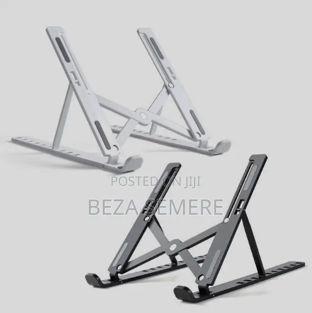 Premium Aluminum Foldable Laptop Stand – Heavy Duty Desk Riser
