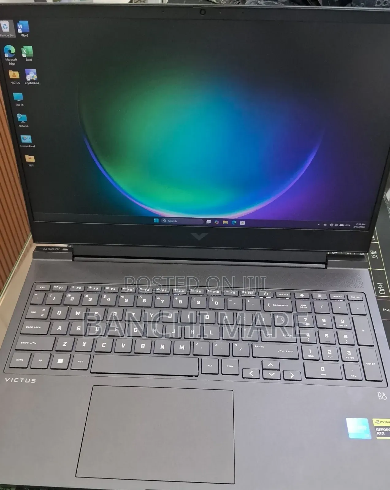 New Laptop HP Victus 16 16GB Intel Core i7 SSD 1T