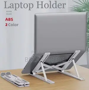 Ultra-Slim Foldable Laptop Stand – Compact Travel-Friendly Tech Gadget