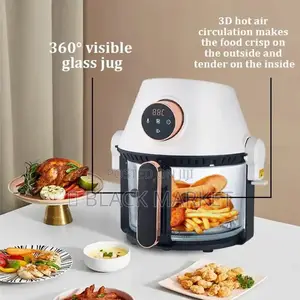 D)(F 2 in 1 Air Fryer Grill