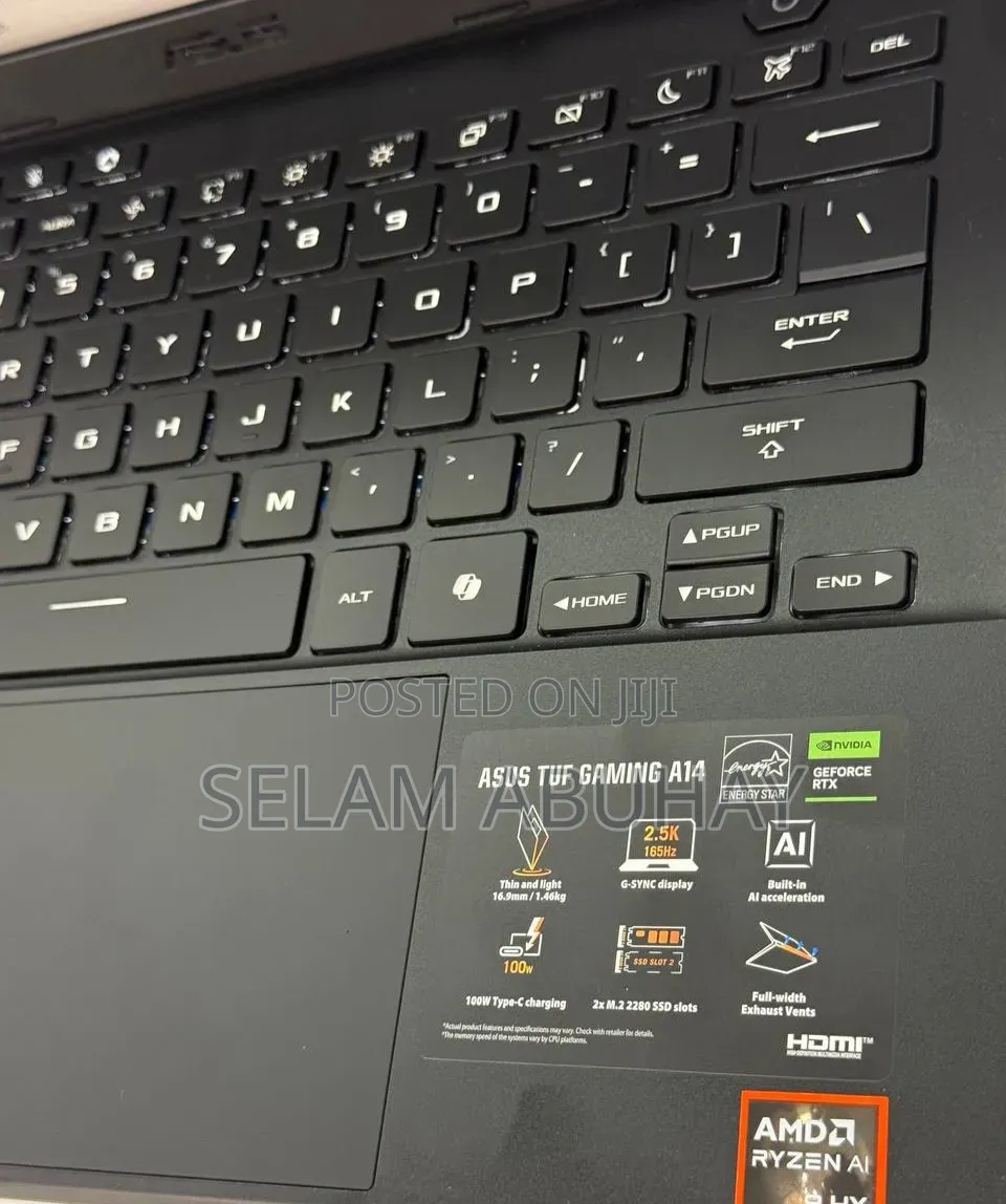 New Laptop Asus TUF Gaming A14 16GB Intel Core Ultra 7 SSD 1T