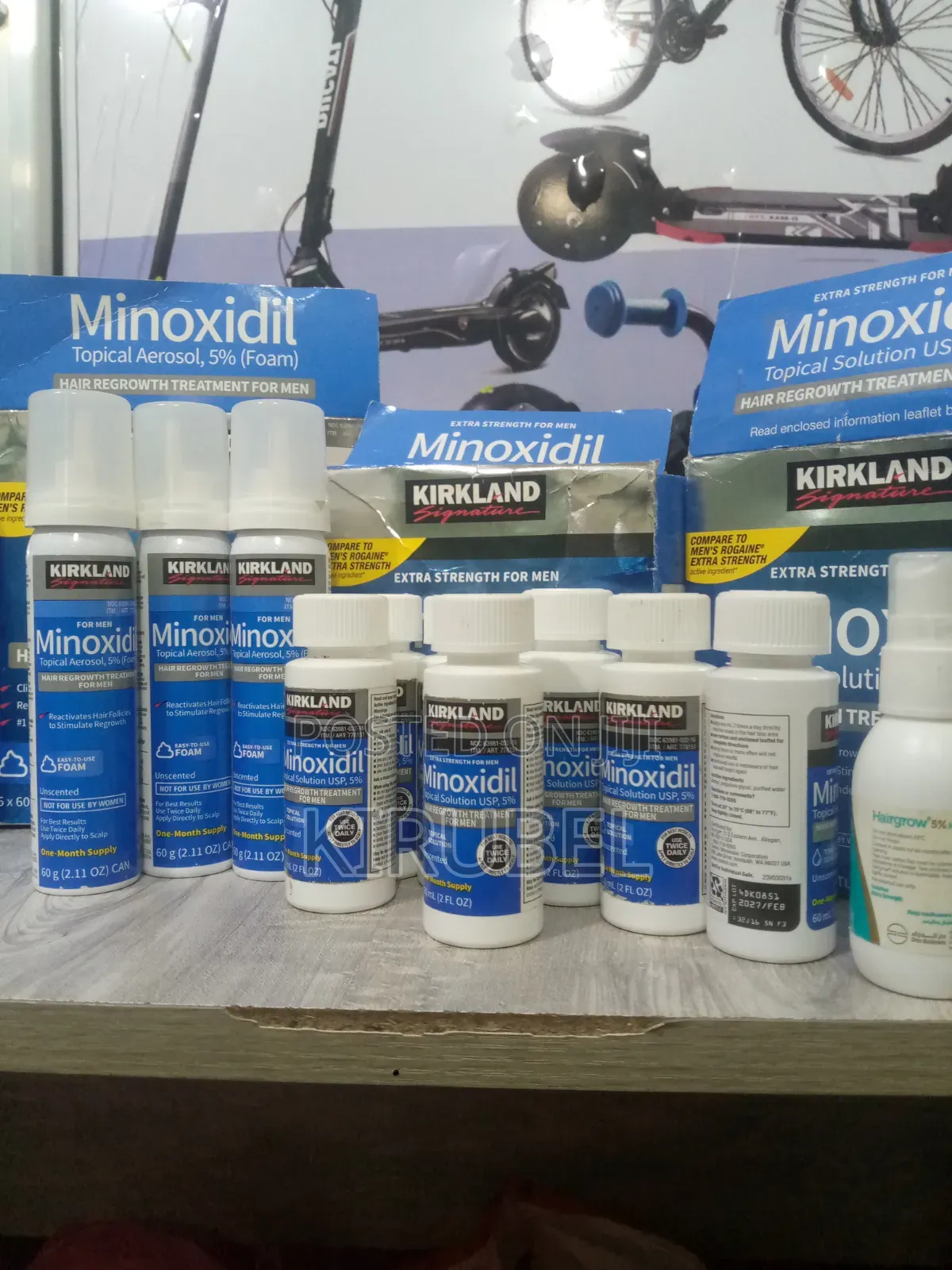 ዛሬ ጀምር እና ለውጥ ተመልከት እውነተኛ 5% Minoxidil