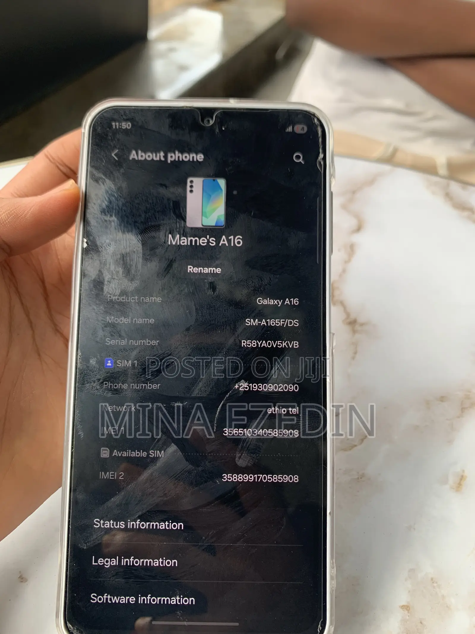 Samsung Galaxy A16 128 GB Gray