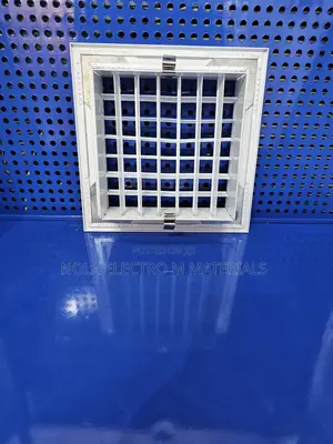 White Metal Hvac Air Supply Vent / Ceiling Grille