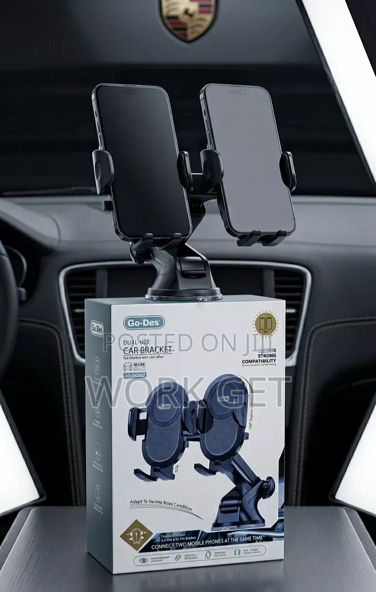 Go-Des Gd-Hd207 Dual Car Phone Holder