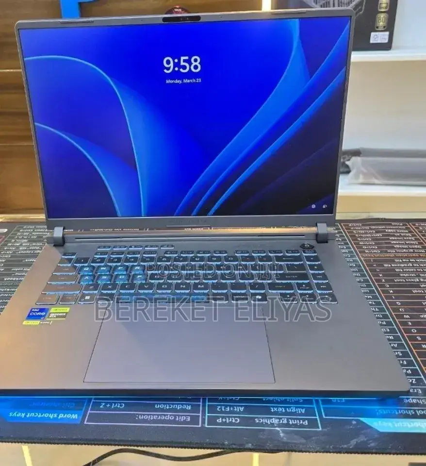 New Laptop Asus ROG Strix G18 40GB Intel Core i9 SSD 1T