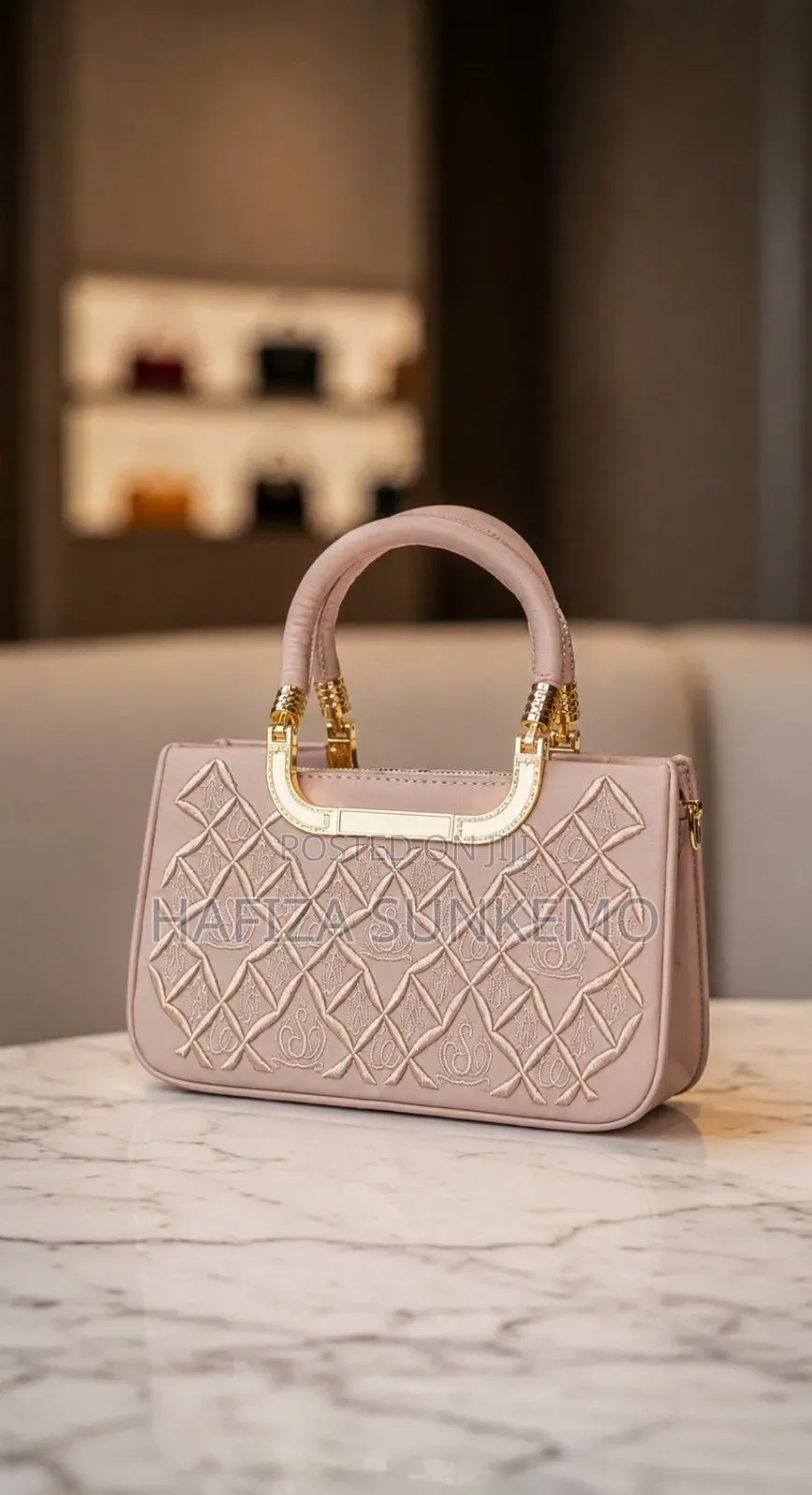 Elegant Quilted Top-Handle Bags