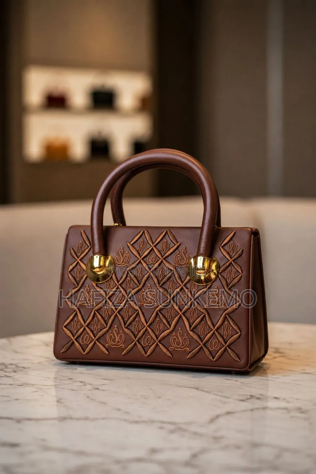 Elegant Quilted Top-Handle Bags