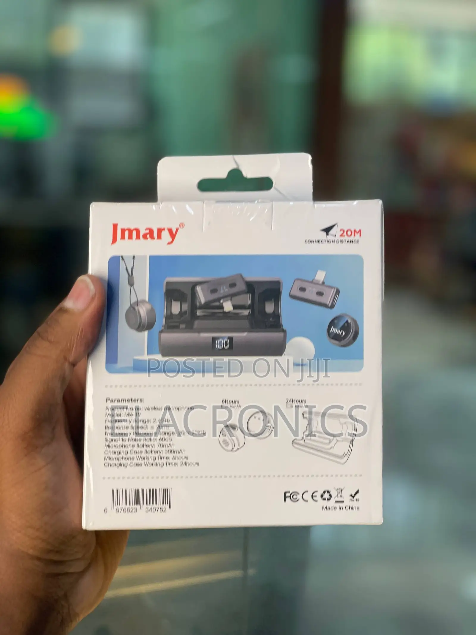 Jmary Wireless iPhone and Type C Mic Lavalier Mic Mw-19