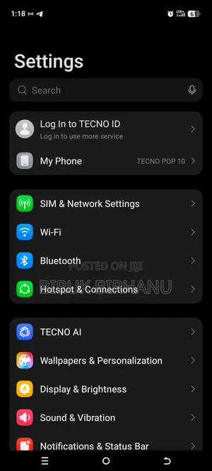 New Tecno Pop 10 128 GB Gray