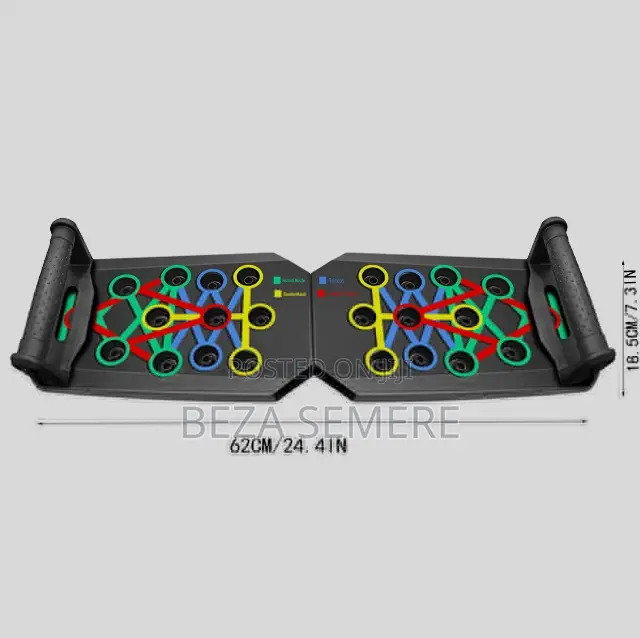 Ergonomic Push Up Board With Non-Slip Handles – Prevent Wrist Strain