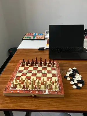 3in1 Wooden Game Set | [Chess+ Checkers ] | 3በ1 ጨዋታ [ ቼዝ + ዳማ ]