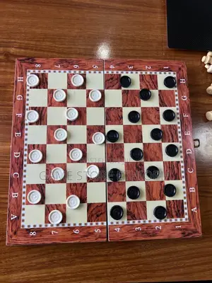 3in1 Wooden Game Set | [Chess+ Checkers ] | 3በ1 ጨዋታ [ ቼዝ + ዳማ ]
