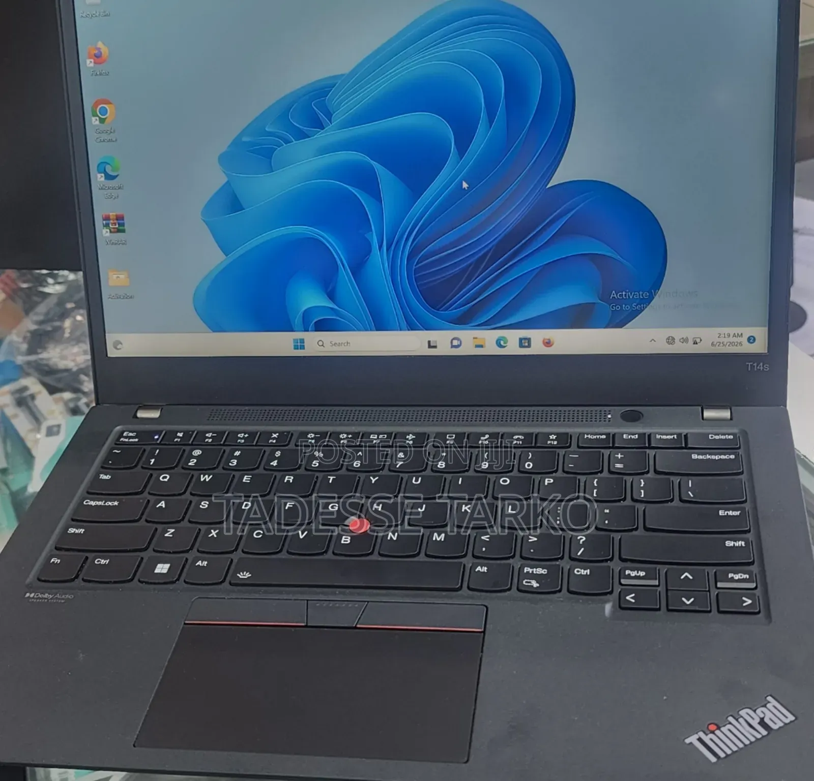 New Laptop Lenovo ThinkPad T14s Gen 1 32GB Intel Core i7 SSD 256GB
