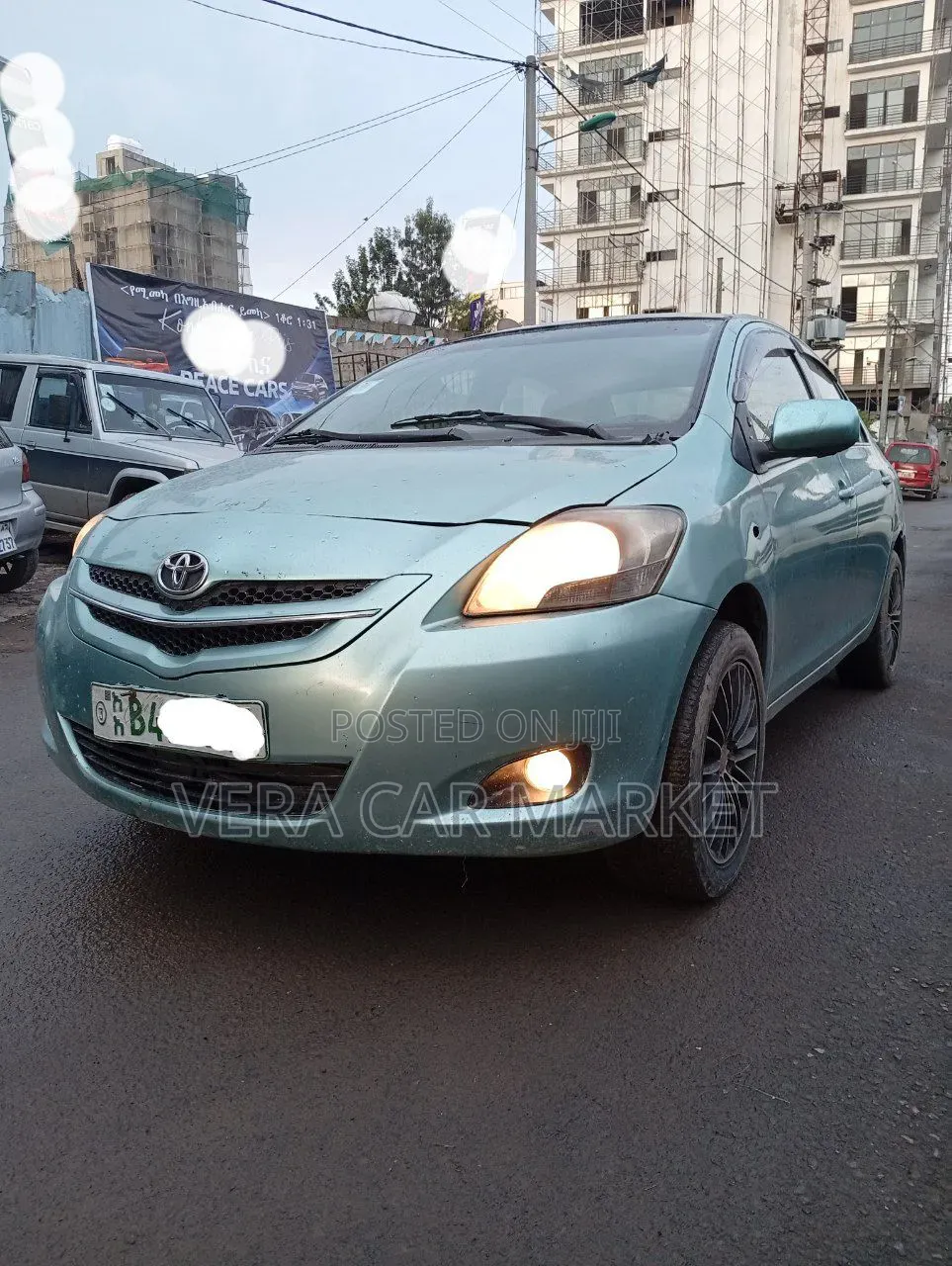Toyota Belta 2007 Blue