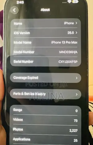New Apple iPhone 13 Pro Max 256 GB