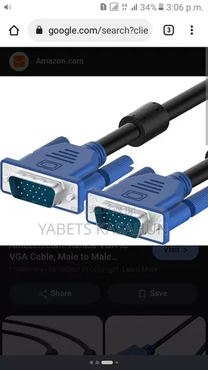 Vga Cable for Pc and Laptop