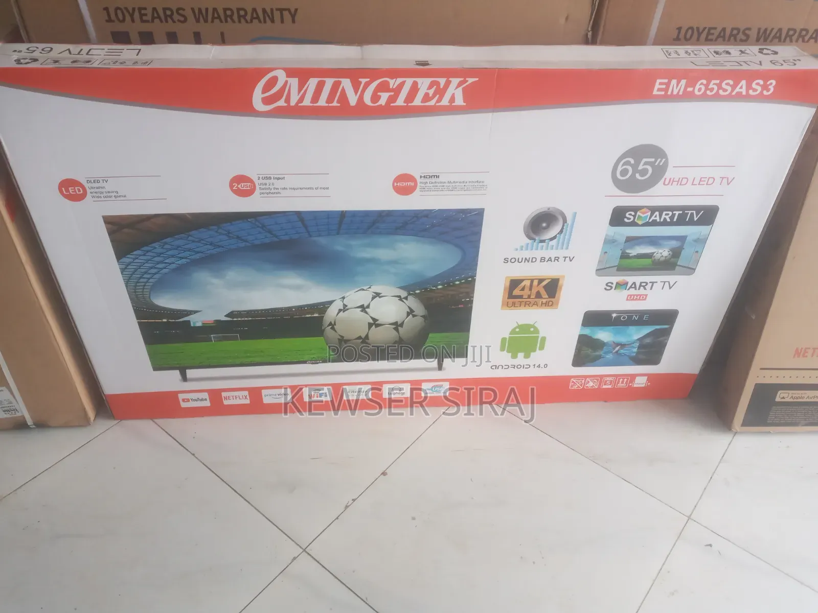 Emingtek 55inch Tv Smart Android