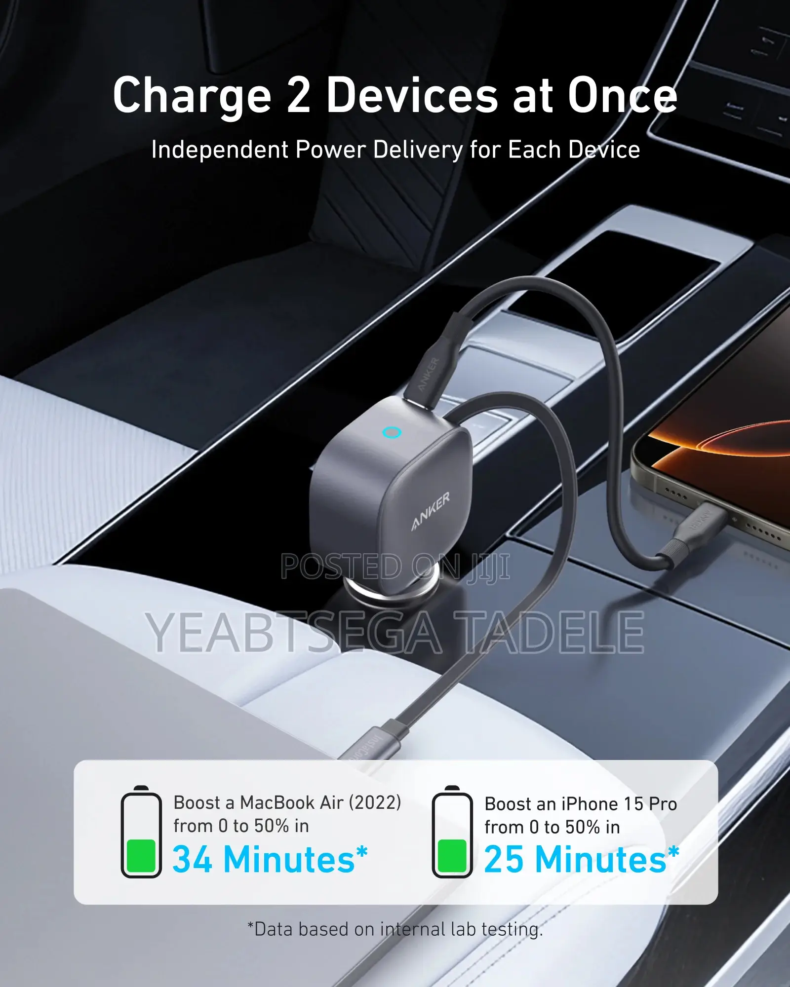 Anker Nano 75w Car Charger