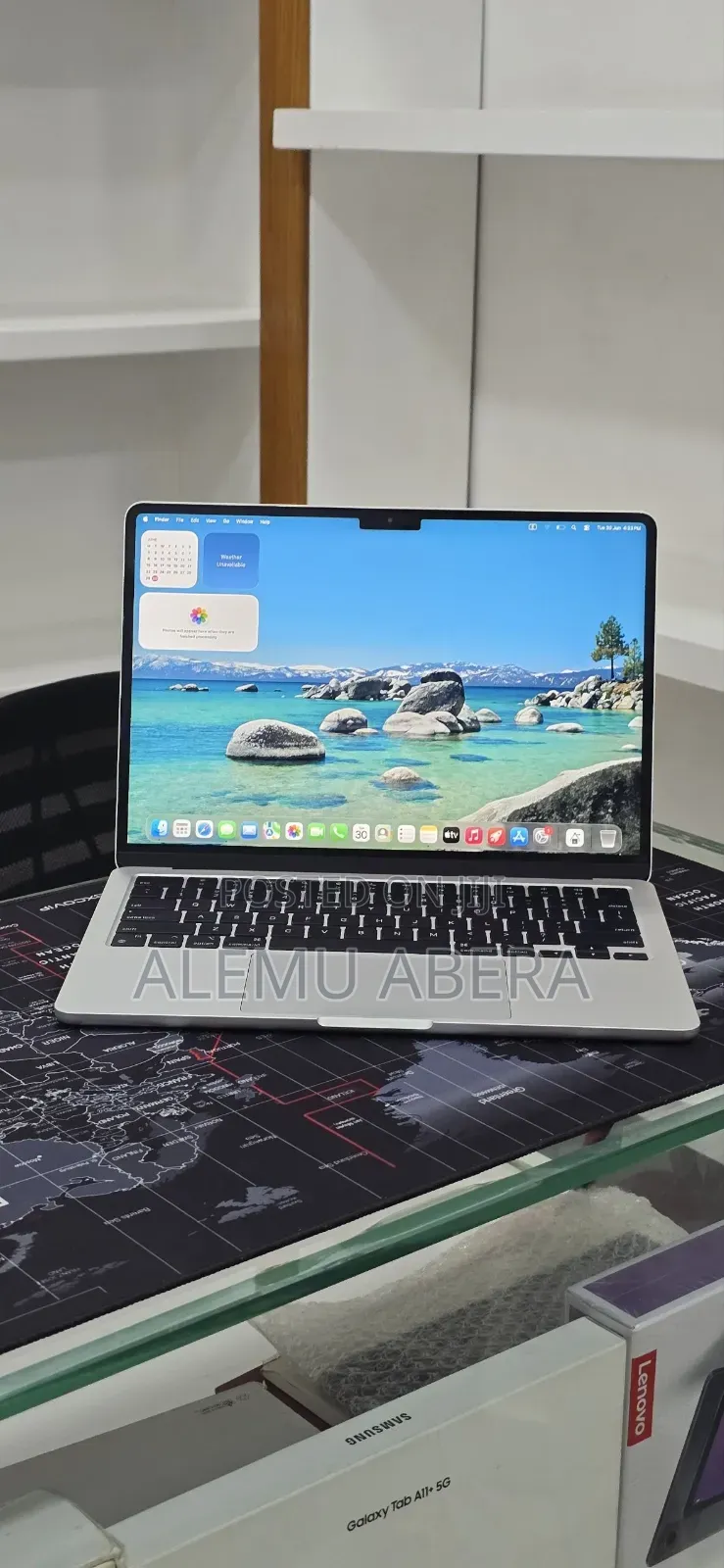 New Laptop Apple MacBook Air 2024 M3 16GB Apple M3 SSD 256GB