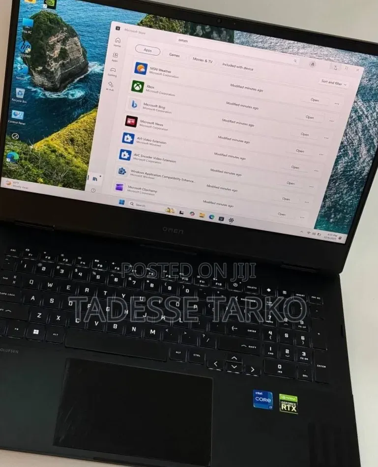 New Laptop HP Omen 16 16GB Intel Core i7 SSD 1T