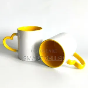 Heart Handled Ceramic Mug