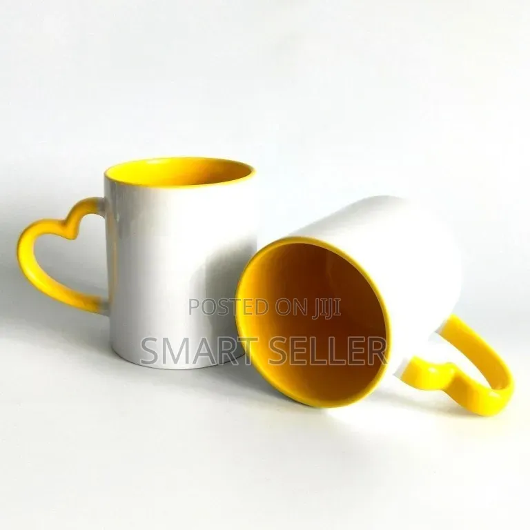 Heart Handled Ceramic Mug