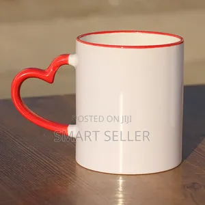 Heart Handled Ceramic Mug